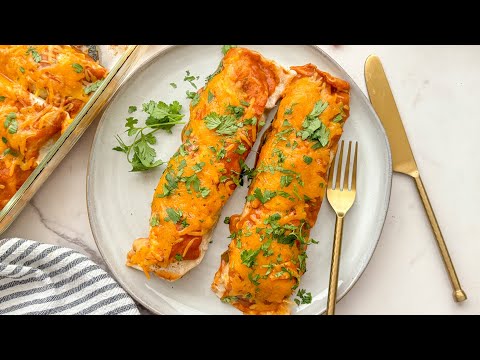 Roasted Vegetable and Black Bean Enchiladas Recipe