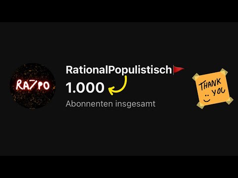 1000 Abo Special 🚩