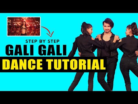 Gali Gali Dance Tutorial | Step By Step | Vicky Patel Choreography | Bollywood Hip Hop