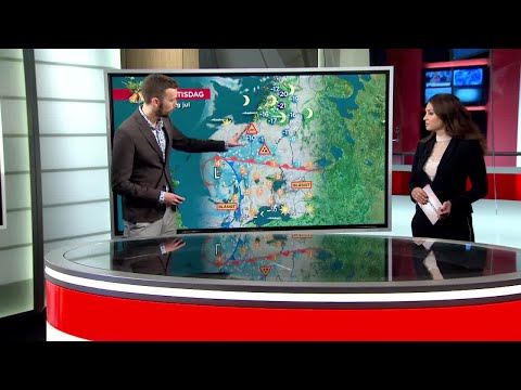 Meteorologen: Kan lokalt bli upp till fyra decimeter snö - Nyheterna (TV4)