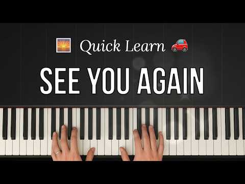 How to Play "See You Again" by Wiz Khalifa & Charlie Puth (Furious 7) | HDpiano Piano Tutorial