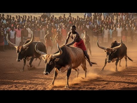 They challenge zebus with their bare hands 😱 | Savika Madagascar