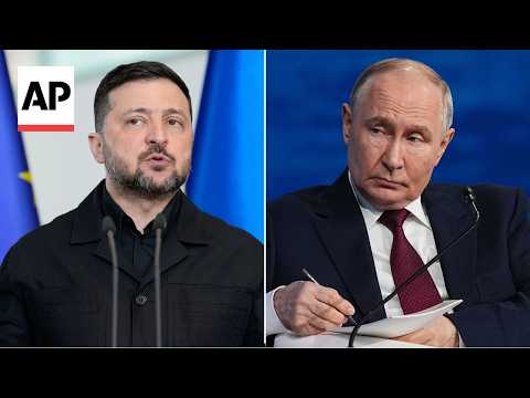 Ukrainian President writes direct letter to Putin calling for negotiations to end the war