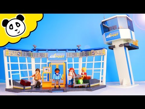 Playmobil Film - Der große Playmobil Flughafen - Spielzeug auspacken & spielen - Pand