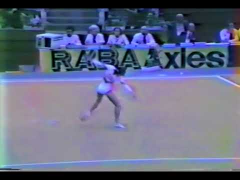 2nd T ROM Mirela Barbalata FX   1983 World Gymnastics Championships 9 300