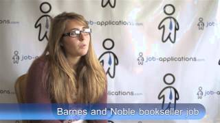 Barnes & Noble Interview - Bookseller