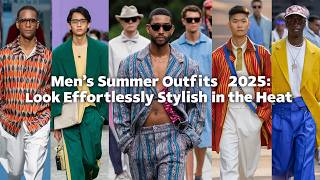 Men’s Summer Outfits 2025 ☀️  Look Effortlessly Stylish in the Heat 👕🔥