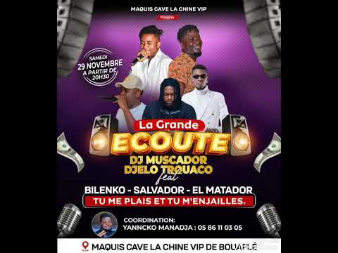 Dj Muscador ,Djelo Touraco xdj Matador,  Salvador et Bilenko   ta manière de donner qui m'enj'aille 