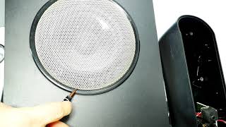 Video thumbnail for Look inside Logitech X-230 Disassembly [2.1 speaker system] by Techscrew