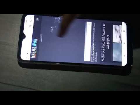 How to change or get hd wallpaper in Moto g8 power lite and in Moto g8 plus.