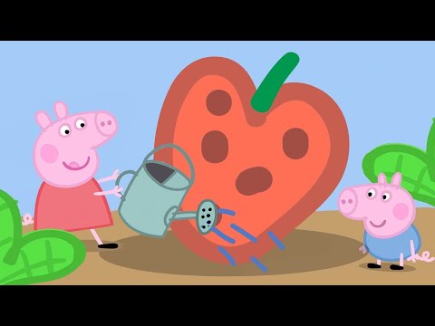 Peppa Pig Season 1 Episode 10 - Gardening - Kids Videos