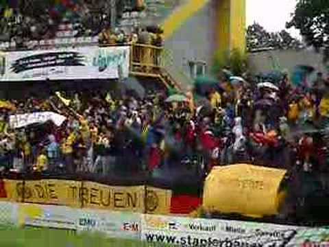 Der Einlauf: SpVgg Bay. Hof - SpVgg Bayreuth