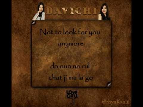 Davichi - I'll Think of You ( 생각날거야 ) English Sub + Simple Rom Lyrics