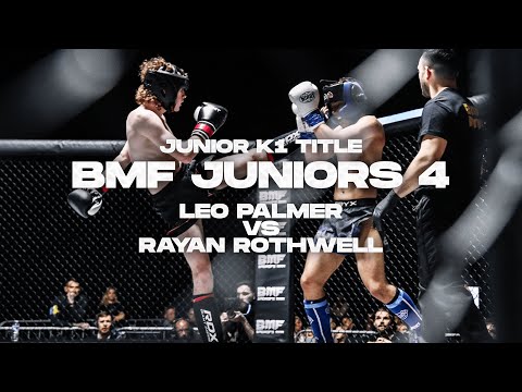 BMF Juniors 4 | Leo Palmer vs Rayan Rothwell | Junior Kickboxing Title | BADMOFO MMA