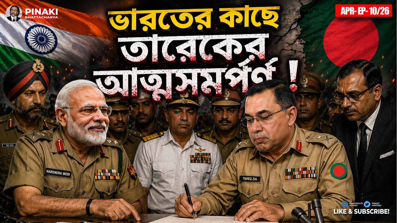 ভারতের কাছে তারেকের আত্মসমর্পণ : প্রমাণ সহ || Pinaki Bhattacharya || T