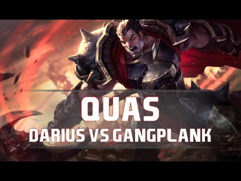Quas as Darius vs Gangplank - S8 TOP Ranked Gameplay