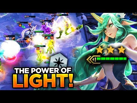 JUST THREE STAR ALL UNITS! THE POWER OF LIGHT! | Teamfight Tactics