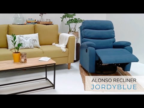 Jordyblue Alonso Fabric Manual Recliner Price in India Buy