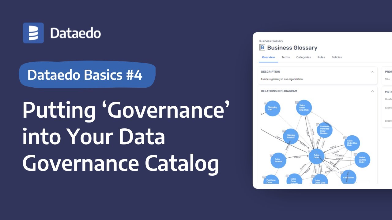 Dataedo Basics #4: Putting ‘Governance’ into Your Data Governance Catalog
