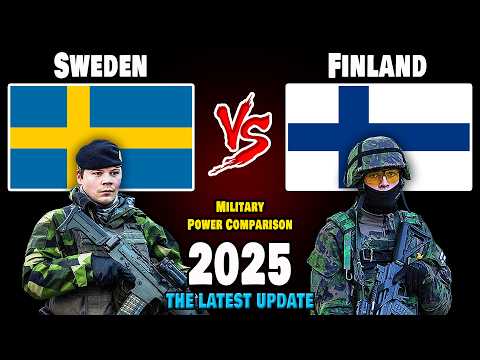 Sweden vs Finland Military Power Comparison 2025 | Finland vs Sweden Military Power 2025