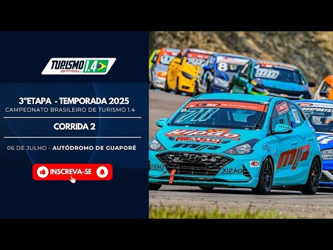 TURISMO 1.4 BRASIL 2025 | 3ª ETAPA - CORRIDAS 3 & 4 | GUAPORÉ