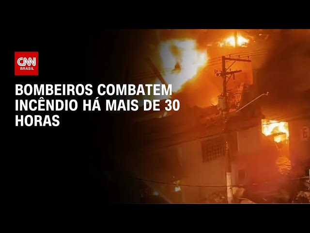 Combate a incêndio no Centro de São Paulo já ultrapassa 30 horas | CNN NOVO DIA