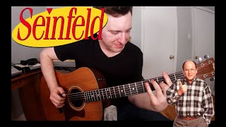 Seinfeld Theme --- Fingerstyle Guitar Cover + Free Tabs {Jacob Neufeld}