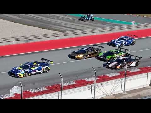 GT2 European Cup. Barcelona Race 2 start