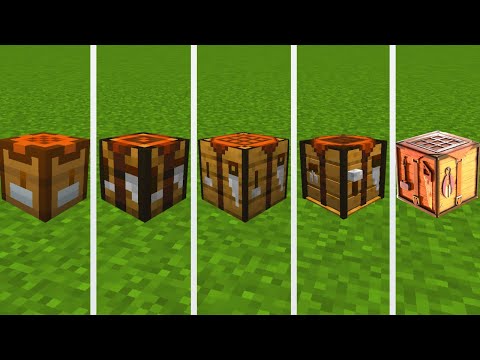 crafting table textures evolution