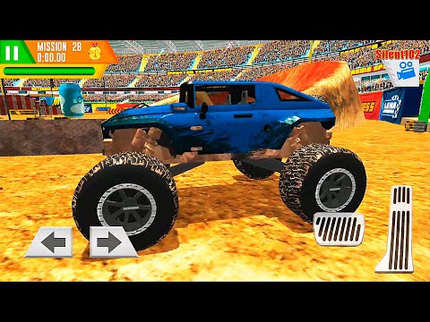The Bull Drive - Monster Truck Arena Driver - Offroad Car Stunts Driving #4 - Android Gameplay