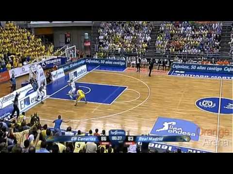 Canarias - Real Madrid : Cómo remontar 12 puntos en 2 minutos (21-10-2012)