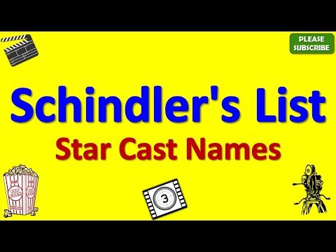 Schindler's List Star Cast, Actor, Actress and Director Name