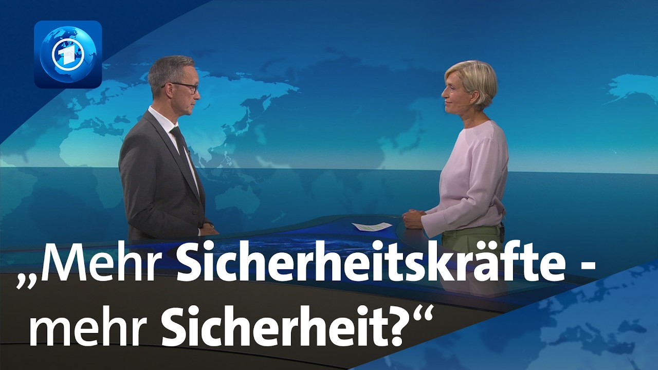 CSD in Hamburg: Polizeipräsident zum Sicherheitskonzept I tagesthemen-interview