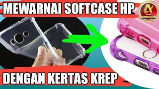 Cara membuat softcase HP jadi berwarna.
