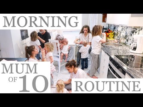 NEW MORNING ROUTINE with 10 CHILDREN (2/2)