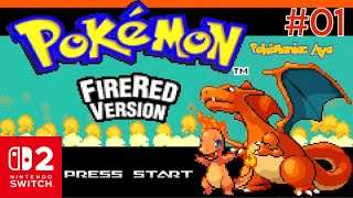 GAMEPLAY de Pokémon FIRE RED (Nintendo Switch) PT-BR - 01 #pokemon