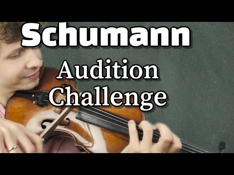 Schumann for ORCHESTRA AUDITION Violin Excerpt (Symphony No.2-SCHERZO-)