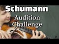 Schumann for ORCHESTRA AUDITION Violin Excerpt (Symphony No.2-SCHERZO-)