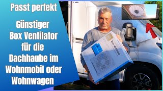 ➡️ Box Ventilator perfekt für die Wohnmobil oder Wohnwagen Dachluke / Midi Heki ☀️Der Sommer naht.