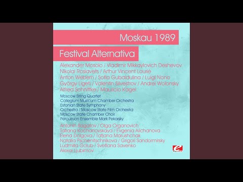 6 of 8 Pieces for Organ (from "Rrrrrrr... ") (1980-81) : Rosalie