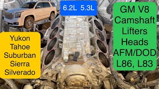 GM V8 Cam lifters head gasket dod delete 6.2L 5.3L L86 L83 Yukon Tahoe Sierra Silverado Suburban