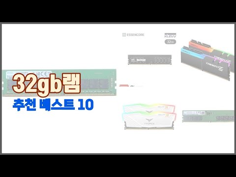 32gb램 추천 구매 결정의 새로운 기준 가격, 품질, 판매량으로 선정된 상품 10가지