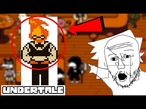 Grillby fan Actually plays Undertale for the first time