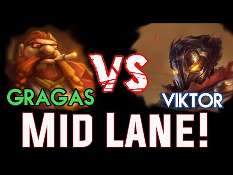 【Main Gragas】Mid vs Viktor (Ranked)