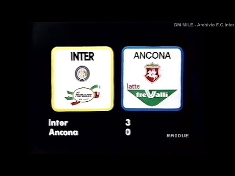 1992-93 (29^ - 25-04-1993) INTER-Ancona 3-0 [Bergomi,Sosa,Sosa] Servizio DomenicaSprint Rai2