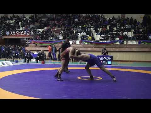 1/4 final FS - 125 kg: Turxan Qurbanov - Əmir Yari