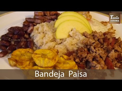 Bandeja Paisa o Bandeja Montañesa: una receta increíble #173#
