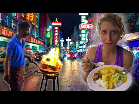 , title : 'HUGE Chinatown Bangkok Street Food Tour - THAI STREET FOOD HEAVEN ON YAOWARAT ROAD BANGKOK THAILAND'
