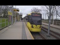 United Kingdom Manchester Tram Ride From Withington To Deansgate Castlefield