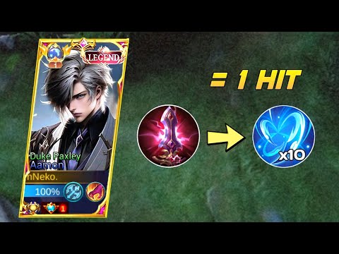 AAMON FIRST SKILL 10X DAMAGE USING THIS ITEM BUILD! ( auto 1 hit )
